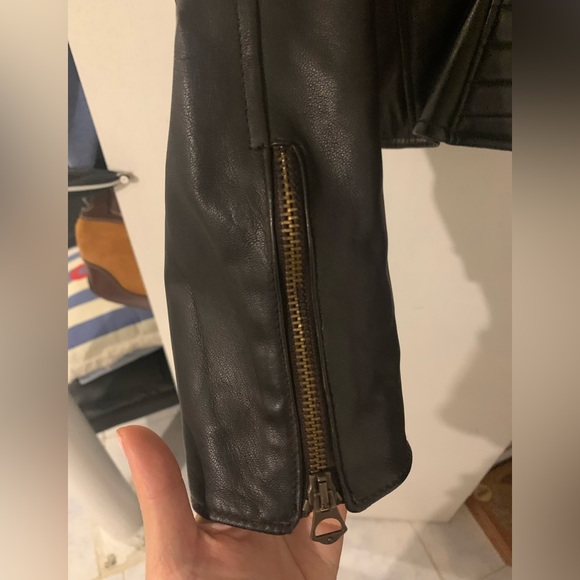 Real Leather - Leather Motor Jacket XS - Picture 3 of 6